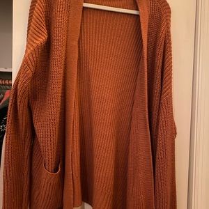 Burnt Orange Cardigan